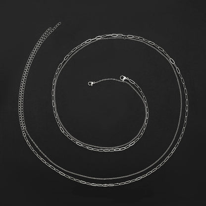 Fashion Personalized Round Bead Chain Jewelry Twist Chain Double-Layer Women'S Waist Chain New Body Chain Waist Jewelry