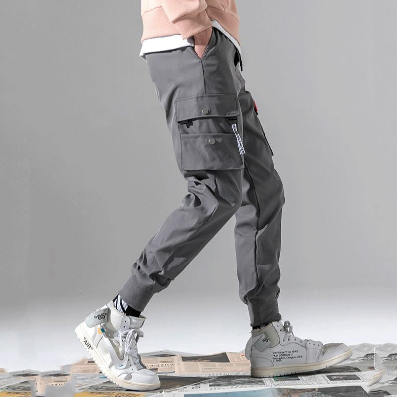 Men Cargo Pants Trousers Overalls Male Clothes Straight Trousers Joggers Pants