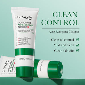 Skin care cleanser Removes Blackheads Deep Cleansing Gentle Pore Control Oil Control Moisturizing Shrinking Pore Cleanser Acne Cleanser Salicylic Acid