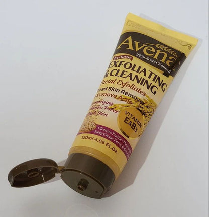 Fruit Of The Wokali Avena Exfoliating Face and Body Scrub Exfoliates Dead Skin Cells Leaving Your Skin Smooth and Soft Removes and Clears Acne Improve Skin Tone Face Scrubs