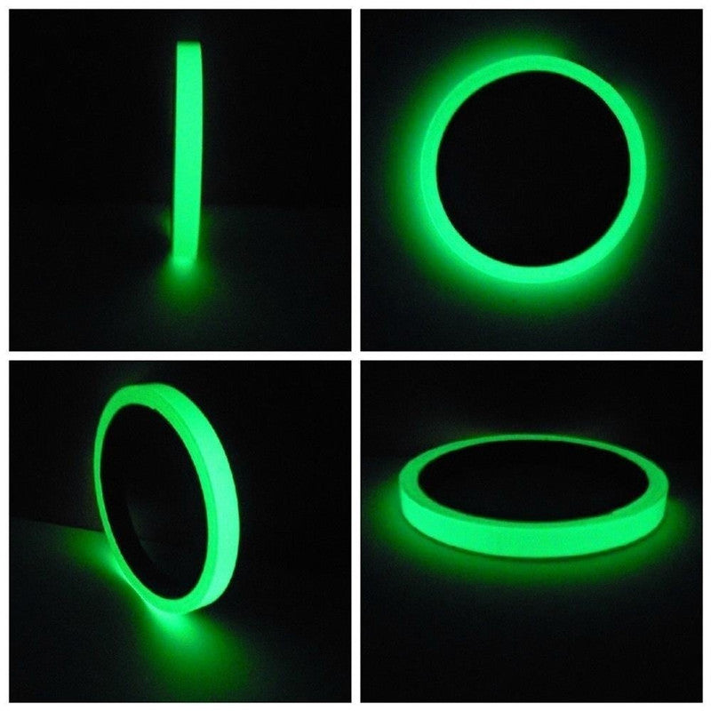 Luminous Fluorescent Night Self-adhesive Glow In The Dark Switch Sticker Tape Safety Warning Tapes