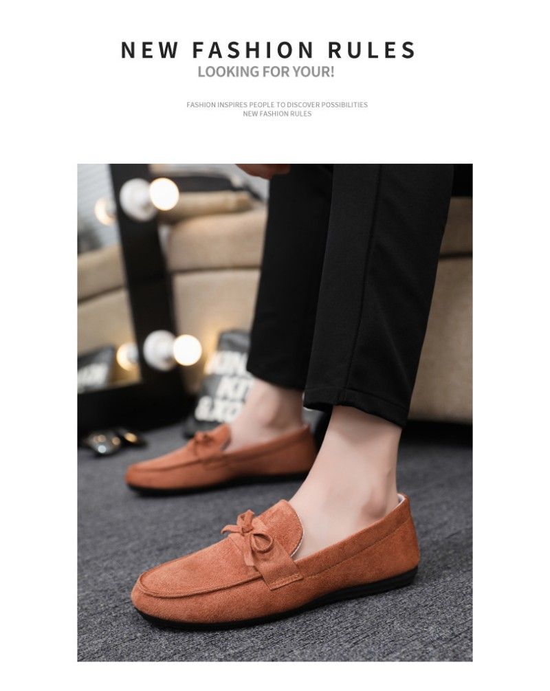Men's Shoes Casual Shoes Cloth Shoes Beanie Shoes Men's Slip-on Loafers Fashion Canvas Shoes Loafers Men