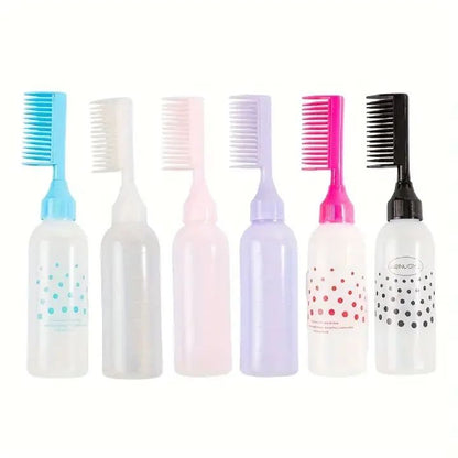 1 Piece Hair Dye Applicator Bottles with Brush for Hair Oil Spray Bottle For Hair Dyeing Shampoo Hairdressing Coloring Tools