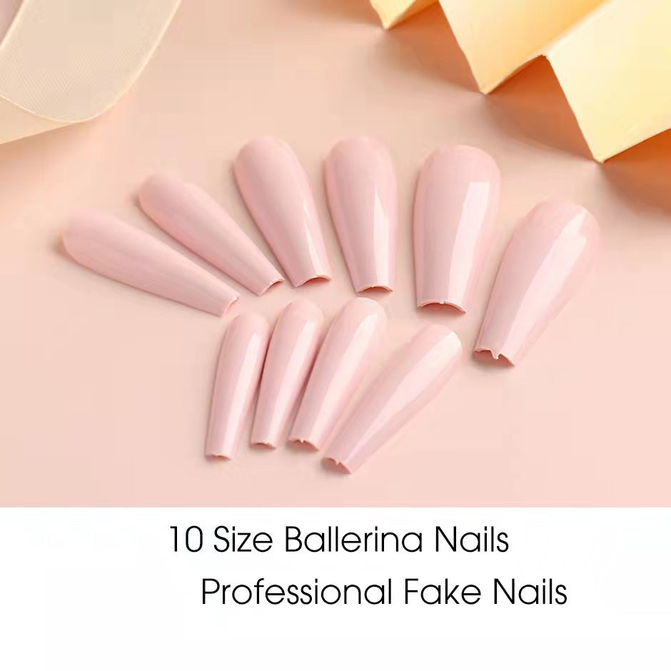 False Press On Nails Artificial Fingernails With Packaging Box Press On Nails Personal Care Nail Artificial Fingernails 10 Mix Colours DIY ABS Nail Tips Press