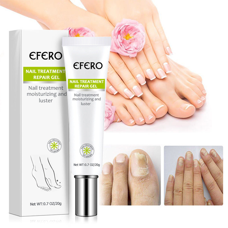 EFERO Nail Treatment Repair Cream Toe Be Health Instant Beauty Gel Cure Damaged Foot & Toenails Restores Appearance of Discolored or Damaged Nails