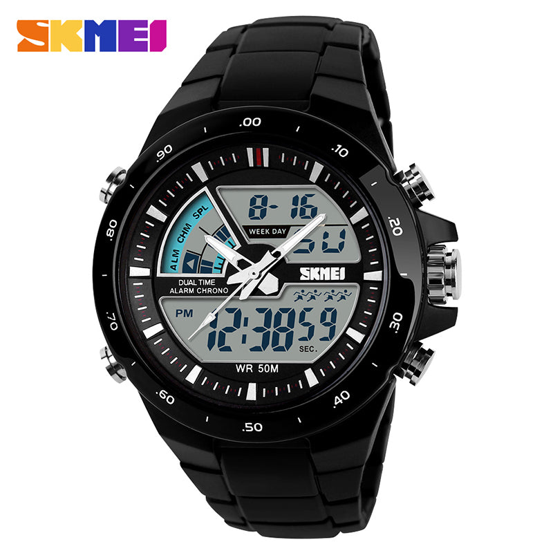 Skmei Men Sport Watches Military Casual Sports Men's Watch Quartz watch Waterproof Silicone Clock Male Shock