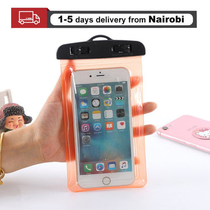 Waterproof Mobile Phone Cases Transparent Phone Underwater Storage Bag Swimming Diving Protective Swimming Bags Waterproof Phone Case Water proof Bag Mobile Phone Pouch PV Cover