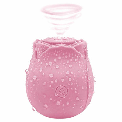 Womens Rose Clitoris Sucking Vibrator Nipples Sucker Oral Stimulator Powerful Rechargeable Adult Compact Foreplay Sex Toy For Girlfriend Wife