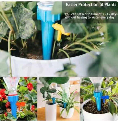 10pcs Auto Drip Irrigation Watering System Dripper Spike Kits Garden Household Plant Flower Automatic Waterer Tools