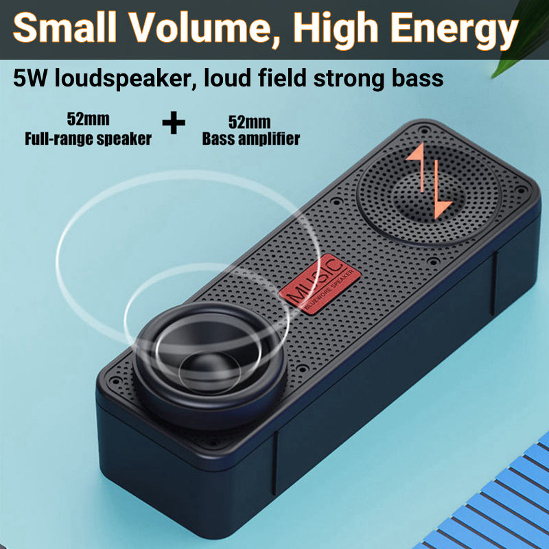 Portable Bluetooth Speaker TF Card FM Mode HD Sound Quality FM Music