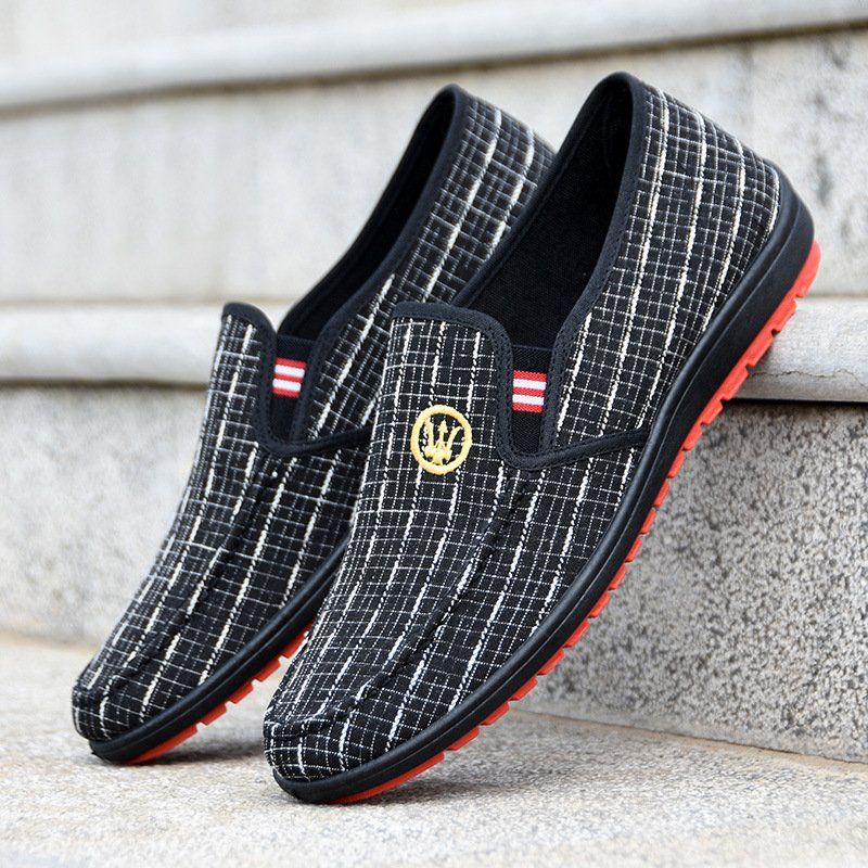 Men Shoes Loafers Casual Shoes Flat Shoes Men Pull On Shoes