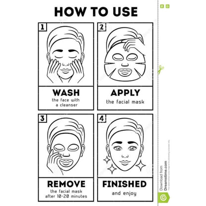 10Pcs Haokali Strawberry Facial Mask Sheet Fruits Gelato Firming Face Mask Face Skin Care