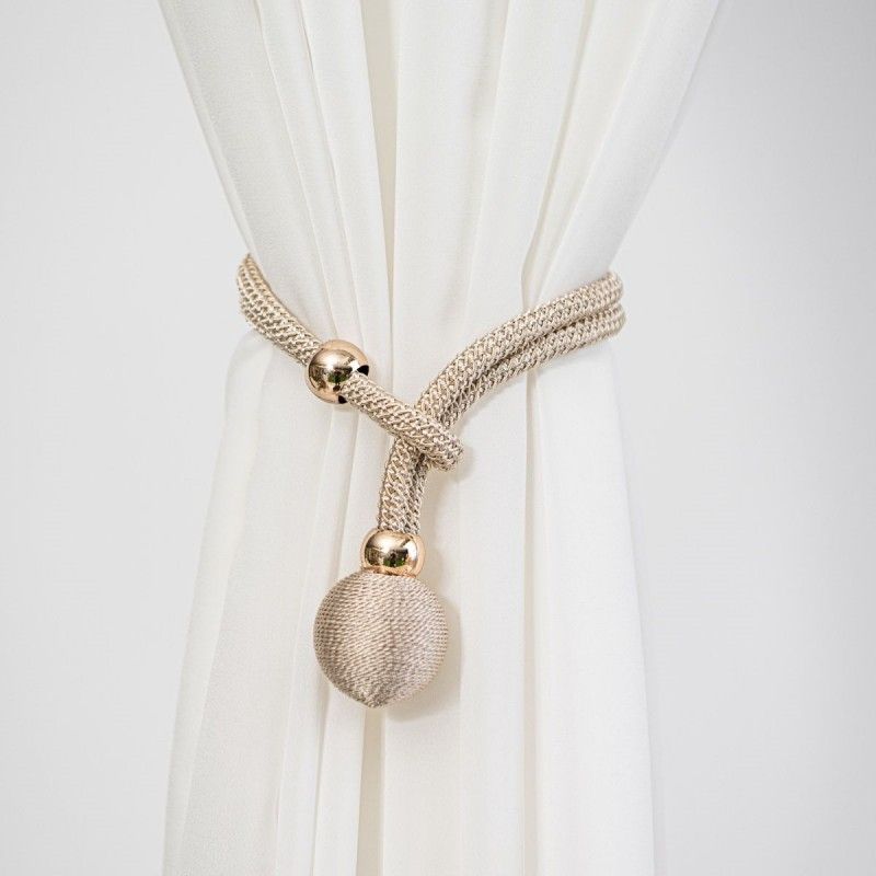 A Pair Adjustable Curtain Tiebacks Curtain Straps Light Luxury And Simple Tied With Ropes Tied With Gauze Curtains Fixed With Curtain Straps