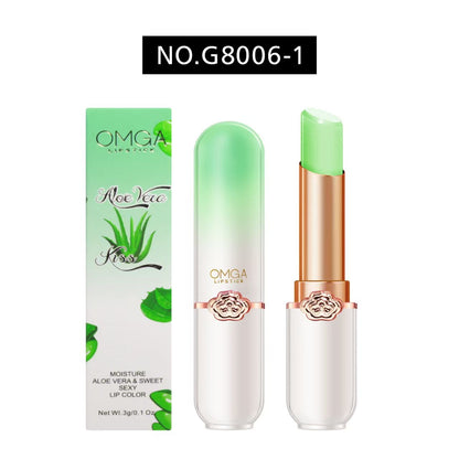 Crystal Temperature Change Lip Balm Vitality Color Lipstick Peach Girl Lip Balm Change Beauty Makeup Beauty Make Up Lips Lipstick