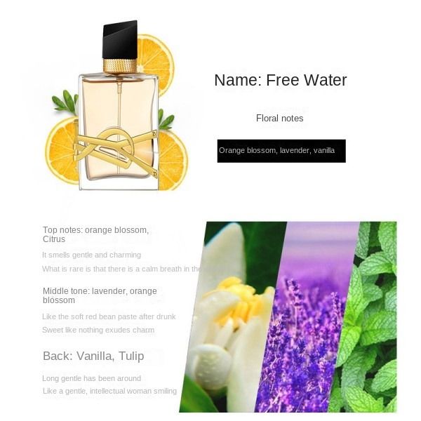 50ml Delicate Fashion Lasting Fragrance For Women Free Water Reverse Parisian Perfume
