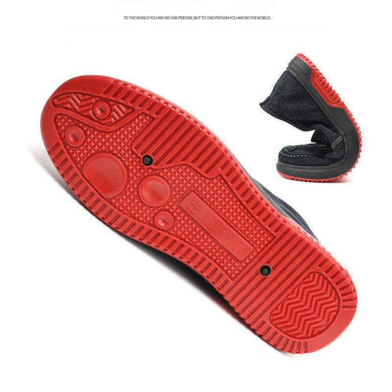 New Men's Cloth Shoes Bean Casual Shoes High-end Men's Canvas Shoes