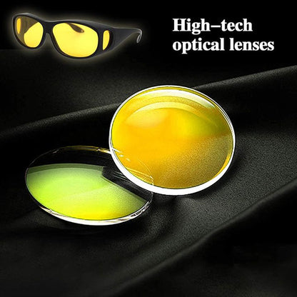 Driving Glasses Sunglasses Night-Vision Glasses Anti Glare Car Sun Glasses Bicycle Automobiles Motorcycles Fashion Polarized Night Driving Goggles Enhanced Light Glasses