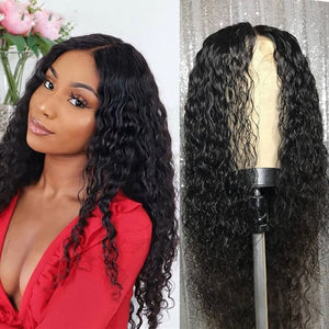 Wig ladies fashion long curly black wigs hair for women Wave Black Long Curly Synthetic Wigs