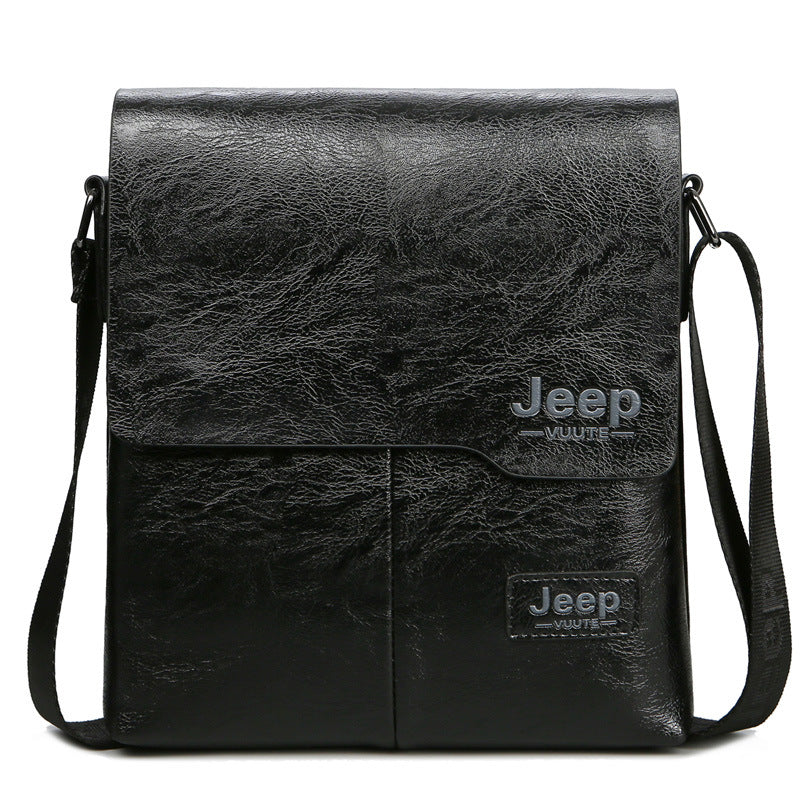 Men PU leather single shoulder bag fashion shoulder bag business bag men's crossbody bag business cross-body sling bag