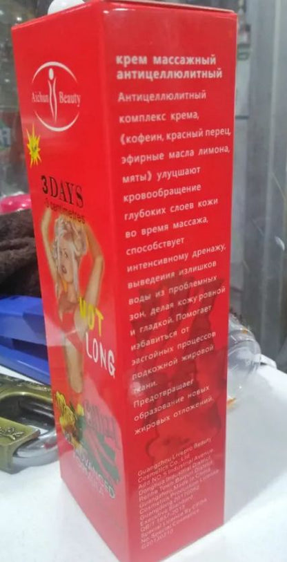 Slimming Cream Aichun Beauty 3 Days Hot Long Chilli and Ginger Slimming Cream Red