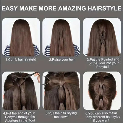 6 PCS/Set Hair Brush Set Hairdressing Spray Bottle Kit Hair Braiding Loop Rat Tail Comb Teasing Hair Brush Edge Control Hair Brush Mist Sprayer Hair Styling Tools