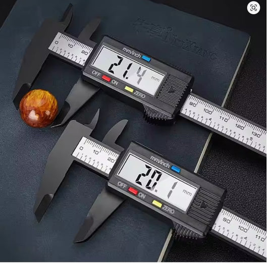 Electronic Digital Display Vernier Caliper Electric Micrometer Measuring Digital Ruler 150mm 0.1mm 6 inch
