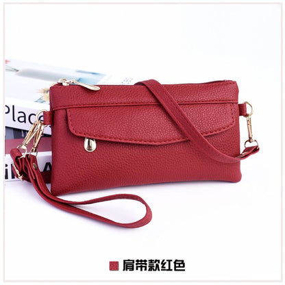 Women's Portable Fashion Wallet PU Leather Hangbag Female Long Clutch Purses Coin Pocket Phone Pocket For Ladies Money Bag