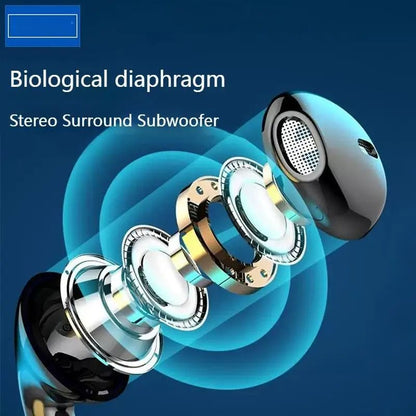 2025 New Upgrade Wireless Bluetooth Earphones LED Display Super Power Neckband Magnetic Bass Sports Earphones Headphones Noise Reduction Headsets