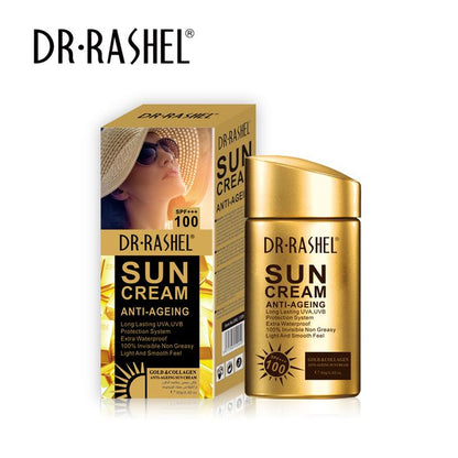 Dr. Rashel Gold Collagen Sun Cream SPF 100+ Anti-Ageing UVA UVB Protection Sunscreen