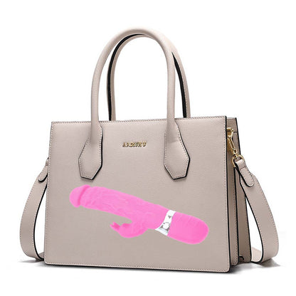 Realistic Dildo Rabbit Veined G Spot Vibrator Rechargeable Waterproof Powerful Vibrating Clit Handhold Massager Adult Sex Toy for Ladies Women