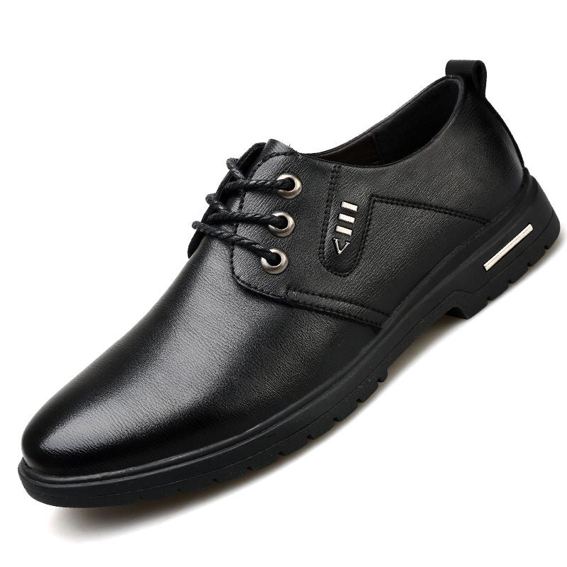 Work Shoes Breathable Casual Shoes Men's Shoes Oxfords Business Formal Soft Soles Top Shoes Men Lace up Casual Derby Shoes