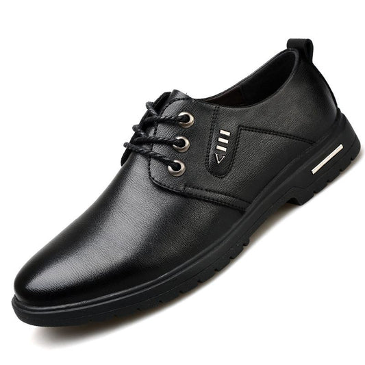 Work Shoes Breathable Casual Shoes Men's Shoes Oxfords Business Formal Soft Soles Top Shoes Men Lace up Casual Derby Shoes