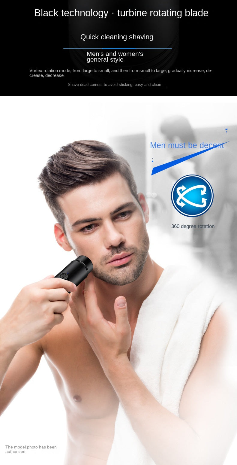 New Mini Electric Shaver Pocket Size Waterproof Razor Washable Portable Shaving Beard Trimmer USB Charging Travel Car Mini Shaver Rechargeable Men Shaver