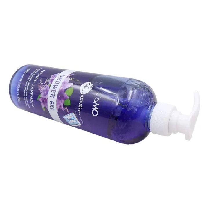 Cosmo French Lavender Shower Gel 1000 ML Bath and Shower Body Care Cleanse The Skin Retain The Moisture In Skin and Leave The Skin Feeling Soft and Supple With Fresh Floral Lavender Scent